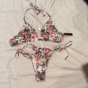 Victoria’s Secret Floral Bikini Set NWT Size M